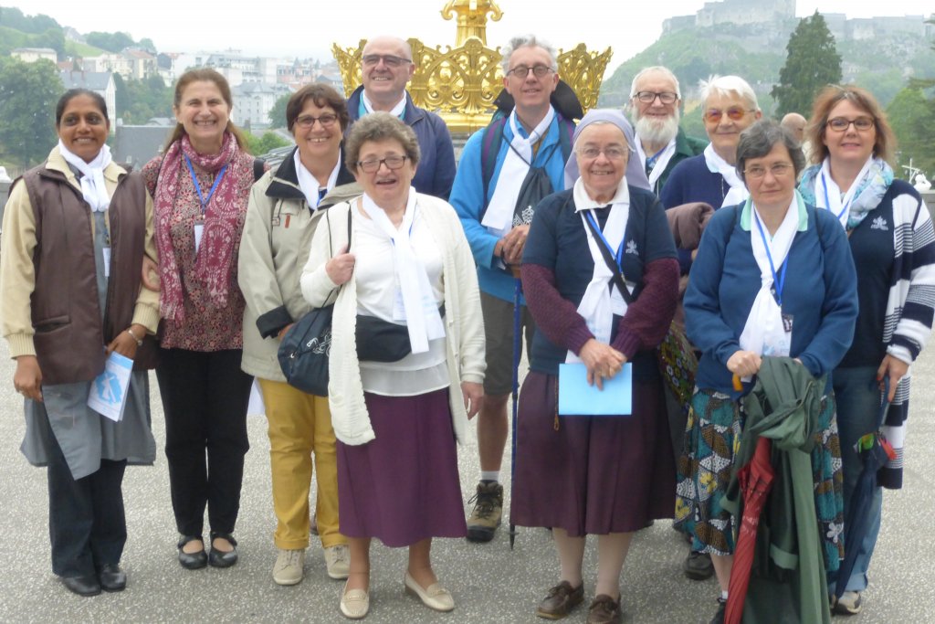 Pèlerinage international. Participants de la province de Toulouse