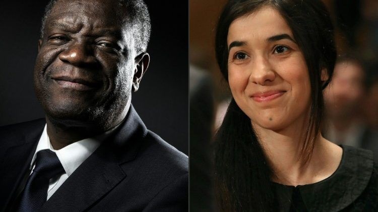 Prix Nobel de la paix 2018. Denis Mukwege et Nadia Murad